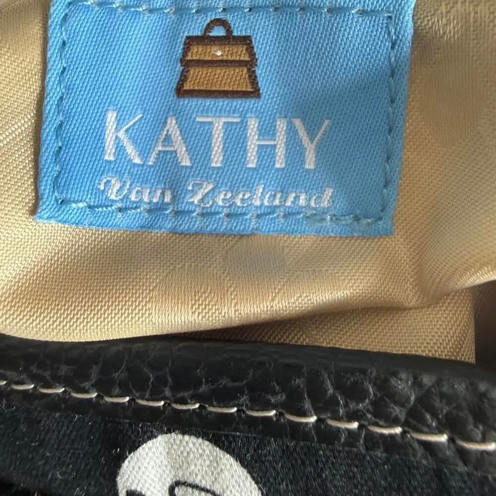 Kathy Van Zeeland Y2K Graffiti Monogram Crossbody Bag